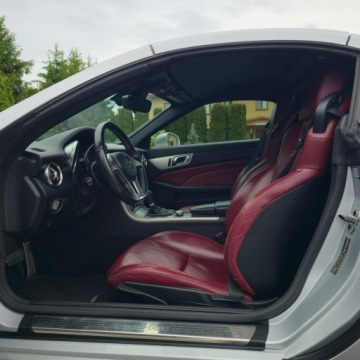 Mercedes SLK R172 Roadster 200 BlueEFFICIENCY 184KM 2011 Mercedes SLK 200 Skóry, Czerwona nić, Automat, zdjęcie 23