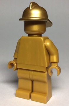 Figurka LEGO City: Złoty Pomnik Strażaka - Złota Figurka - cty0989