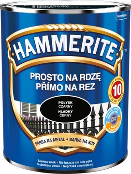 Hammerite Połysk Czarny 0,7L