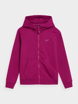 4F СВИТШОТ ДЛЯ ДЕВОЧЕК, КАПЮШОН, МОЛНИЯ 4FJAW23TSWSF636 134