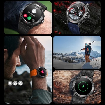 МУЖСКИЕ ВОДОНЕПРОНИЦАЕМЫЕ СМАРТ-ЧАСЫ CARDIOWATCH MENU PL