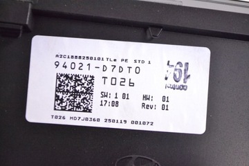 HYUNDAI TUCSON 1.6 CRDI 2019 RHD TACHOMETR SADA INDIKÁTOR