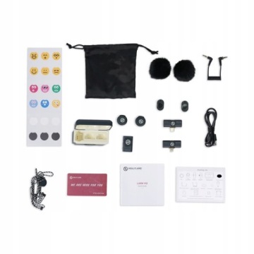 Беспроводной микрофон Hollyland Lark M2 Combo USB-C Camera DeadCat