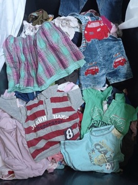Mix sortowanej dziecięcej odzieży (0-6 lat) 1 gatunek hurt na wagę