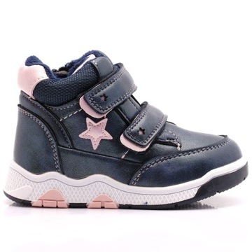 ДЕТСКАЯ ЗИМНЯЯ ОБУВЬ, УТЕПЛЕННЫЕ БОТИНКИ ДЛЯ ДЕВОЧЕК GETO 102 24