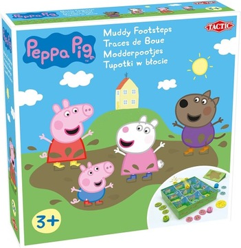 GRA PLANSZOWA ŚWINKA PEPPA TUPOTKI W BŁOCIE (MUDDY FOOTSTEPS)
