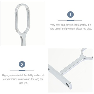 Опора для карниза Овальная опора для гардероба