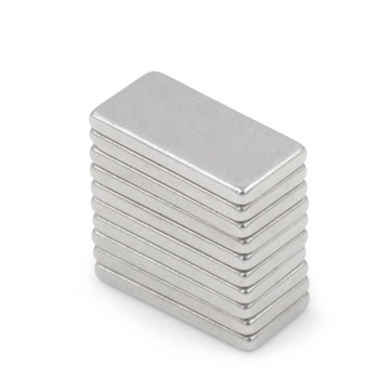 MAGNES NEODYMOWY 10x5x1 mm PŁYTKOWY Sztabkowy, Prostokątny, HUNTER 10 SZT