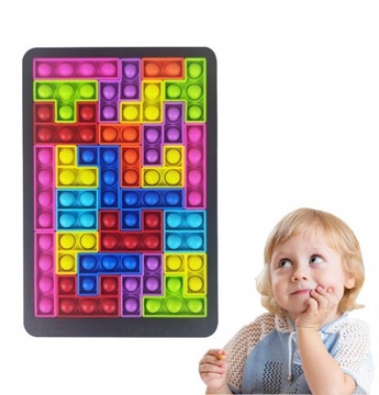 Тетрис блокирует игрушечную игрушку Popit 27 Popit 27