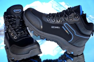 СУПЕР ТРЕККИНГОВЫЕ ОБУВИ ДЛЯ ГОРНЫХ ТРЕКЕРОВ softshell SPORTS черные