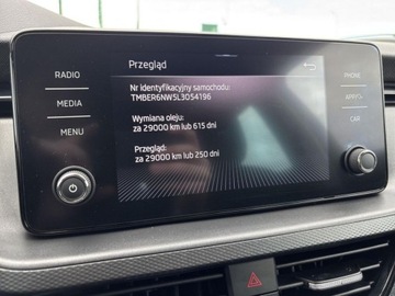 Skoda Scala Hatchback 1.0 TSI 115KM 2019 Skoda Scala Ambition 1,0TSI 110KM DSG Salon PL Serwis ASO FV23, zdjęcie 22