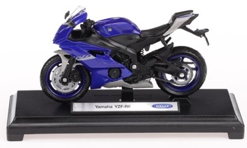 WELLY YAMAHA YZF-R6 1:18 Новая модель мотоцикла из металла