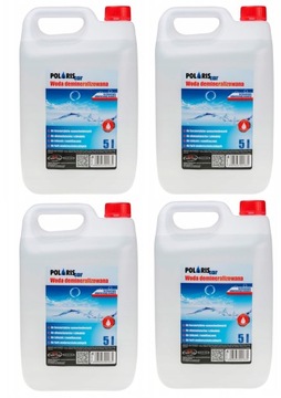4x Woda demineralizowana destylowana do żelazka 5L