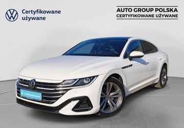 Volkswagen Arteon Fastback Facelifting 2.0 TDI 200KM 2021 Volkswagen Arteon R-Line Pakiety, ACC, Kamera 360, HarmanKardon, GPS, Pan