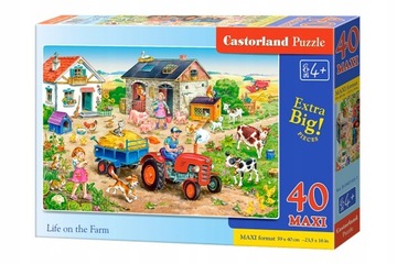 PUZZLE 40el. DUŻE ELEMENTY Życie na farmie