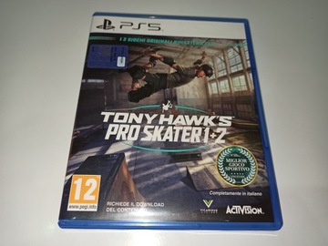TONY HAWKS PRO SKATER 1+2 remaster 2 gry na płycie