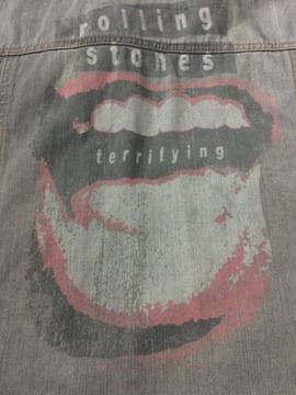 Kamizelka jeansowa dam AMPLIFIED Rolling Stones XL