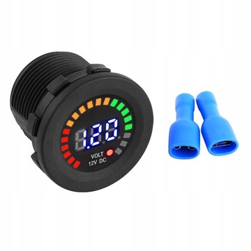 MOTOCYKLOWA WOLTOMIERZ LED 12V