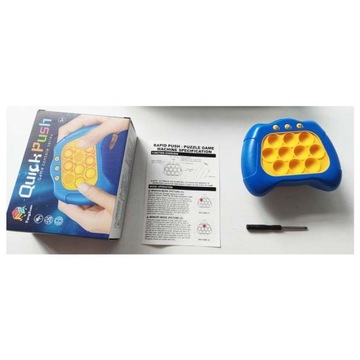 СЕНСОРНАЯ ИГРУШКА FIDGET POP BUBBLE BUBBLE TOY 4 РЕЖИМА ИГРЫ