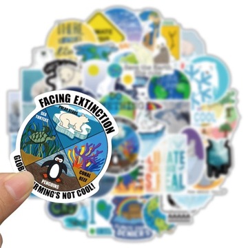 НАКЛЕЙКИ STICKERBOMB MIX GLOBAL CLIMATE 50 шт.