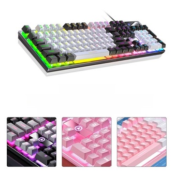 МЕКАНИЧЕСКИЕ ПРОВОДНЫЕ ИГРОВЫЕ КЛАВИАТУРЫ RGB