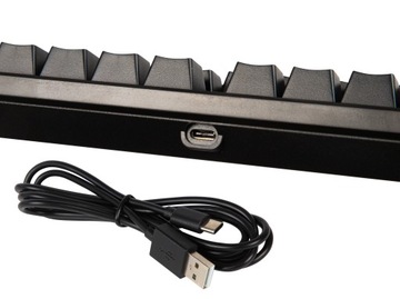 ЧЕРНАЯ МЕХАНИЧЕСКАЯ ИГРОВАЯ КЛАВИАТУРА С ПОДСВЕТКОЙ USB RGB LED ДЛЯ ГЕЙМЕРОВ