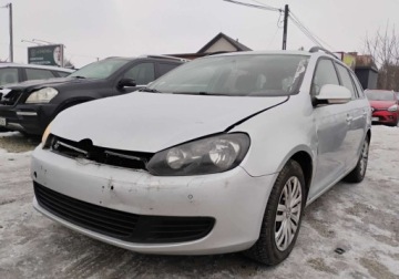 Volkswagen Golf VI Variant 1.6 TDI-CR DPF BlueMotion 105KM 2012 Volkswagen Golf 2012r, SALON POLSKA. 1.6 TDI. Lekko uszkodzony przod. Jezd, zdjęcie 1