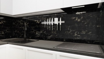 Встраиваемая кухонная вытяжка MAAN Tytan 60 610м Black Glass Strong Quiet Insert