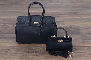 Итальянская элегантная кожаная сумка-мессенджер Vera Pelle, розовая сумка