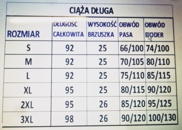 LEGGINSY CIĄŻOWE BAWEŁNIANE Z PANELEM CZARNE S