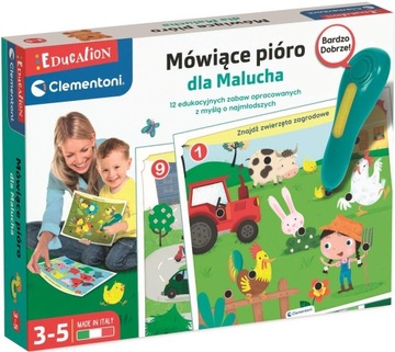 ГОВОРЯЩАЯ РУЧКА ДЛЯ МАЛЫШЕЙ, ЗАБАВНО ОБУЧАЮЩАЯСЯ CLEMENTONI