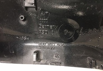 AUDI A3 (8L) A4 (B5) A6 (C5) A8 (D2) FACELIFT POUZDRO ZRCÁTKO PRAVÁ 8D0857508