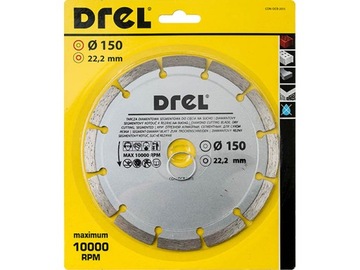 ДИСК АЛМАЗНЫЙ Сегментированный ДРЭЛ 150 мм Х 22,2