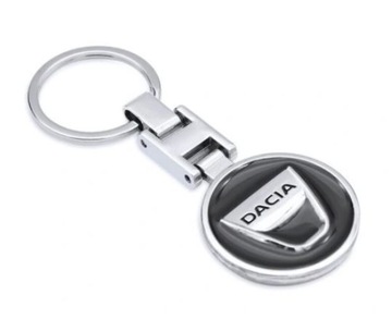 METALOWY BRELOK BRELOCZEK DO KLUCZY DACIA CZARNY