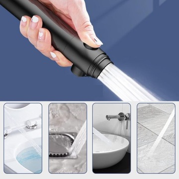 RĘCZNA SŁUCHAWKA PRYSZNICOWA Z TRZYSTOPNIOWĄ REGULACJĄ I FILTREM