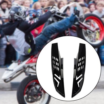 Пластиковые защитные уши для шлема Панк, черные