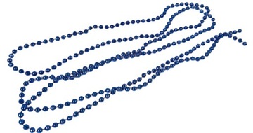 ЦЕПОЧКА ИЗ БУСОВ ДЛЯ ЕЛКИ, УКРАШЕНИЕ ГИРЛАНДОЙ