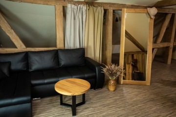 LOFT круглый журнальный столик из дуба, 60 см