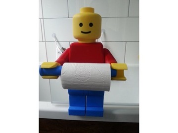 LEGO MAN Синий и Белый держатель для туалетной бумаги