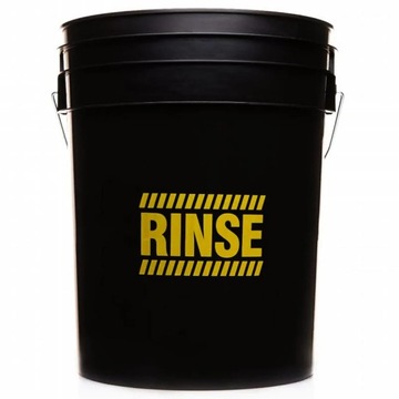 WORK STUFF Detailing Bucket Black RINSE wiadro + separator do mycia auta