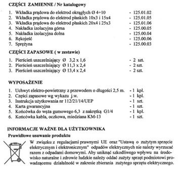 Электропневматический строжильный патрон УЭП-Б500 Pomet Wronki