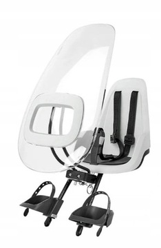 Fotelik rowerowy dla dzieci Go mini 9-15kg PRZÓD+OSŁONA+KASK Bobike