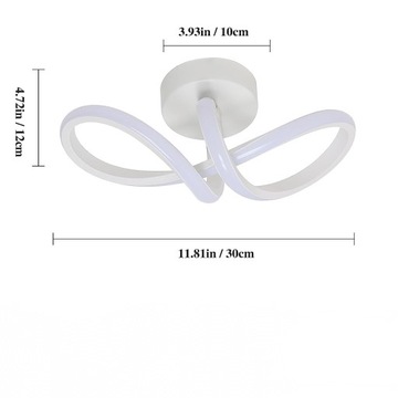 ПОТОЛОЧНЫЙ СВЕТИЛЬНИК СВЕТОДИОДНАЯ ЛЮСТРА СОВРЕМЕННАЯ 16ВТ 6500К ДЛЯ ГОСТИНОЙ