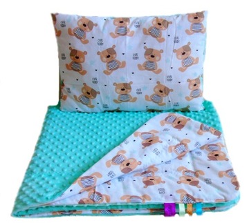 ПОДЛОЖНОЕ ДЛЯ КОЛЯСКИ Одеяло 75/100 + подушка MINKY