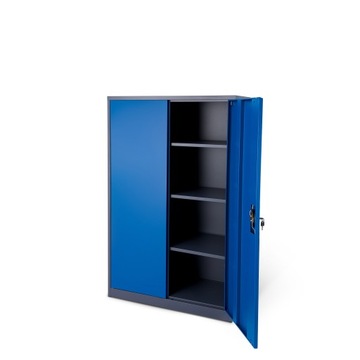 Металлический офисный шкаф для документов, Шкаф для мастерской для гаража, запираемый для папок