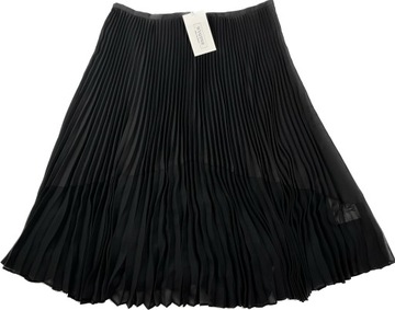 Czarna plisowana spódnica damska basic DKNYC r. M