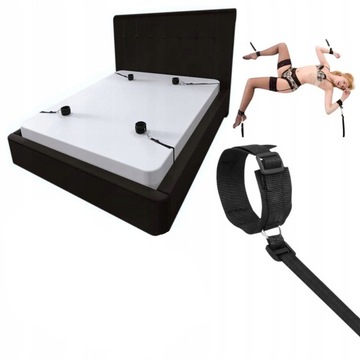UPRZĄŻ KRĘPUJĄCA + PASY + KAJDANKI BDSM SEX NA PREZENT WALENTYNKI