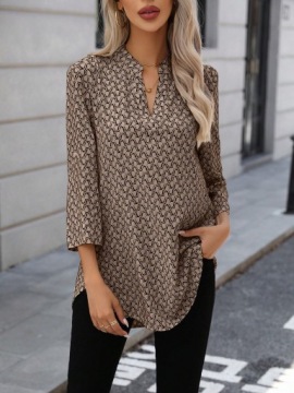 ЭЛЕГАНТНАЯ БЛУЗКА ДАМЫ ДЛИННЫЕ ВЕЧЕРНИЕ НА РАБОТУ БИЗНЕС ЛЕТО ШАБЛОНЫ