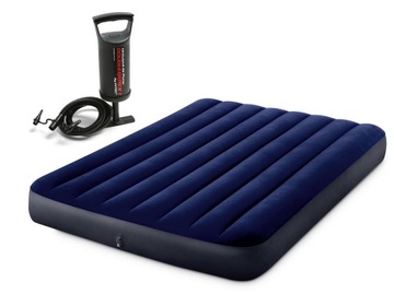 ВЕЛЮРОВЫЙ МАТРАС ПРОМЫШЛЕННОСТИ, КРОВАТЬ INTEX С НАСОСОМ