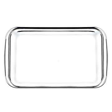 ПРЯМОУГОЛЬНЫЙ СТЕКЛЯННЫЙ КОРЗИН С КРЫШКОЙ, 6л, 39x23 см